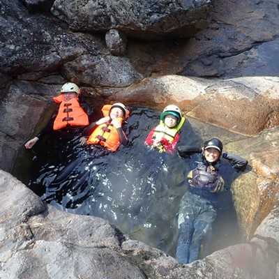 こんなところに露天風呂が！